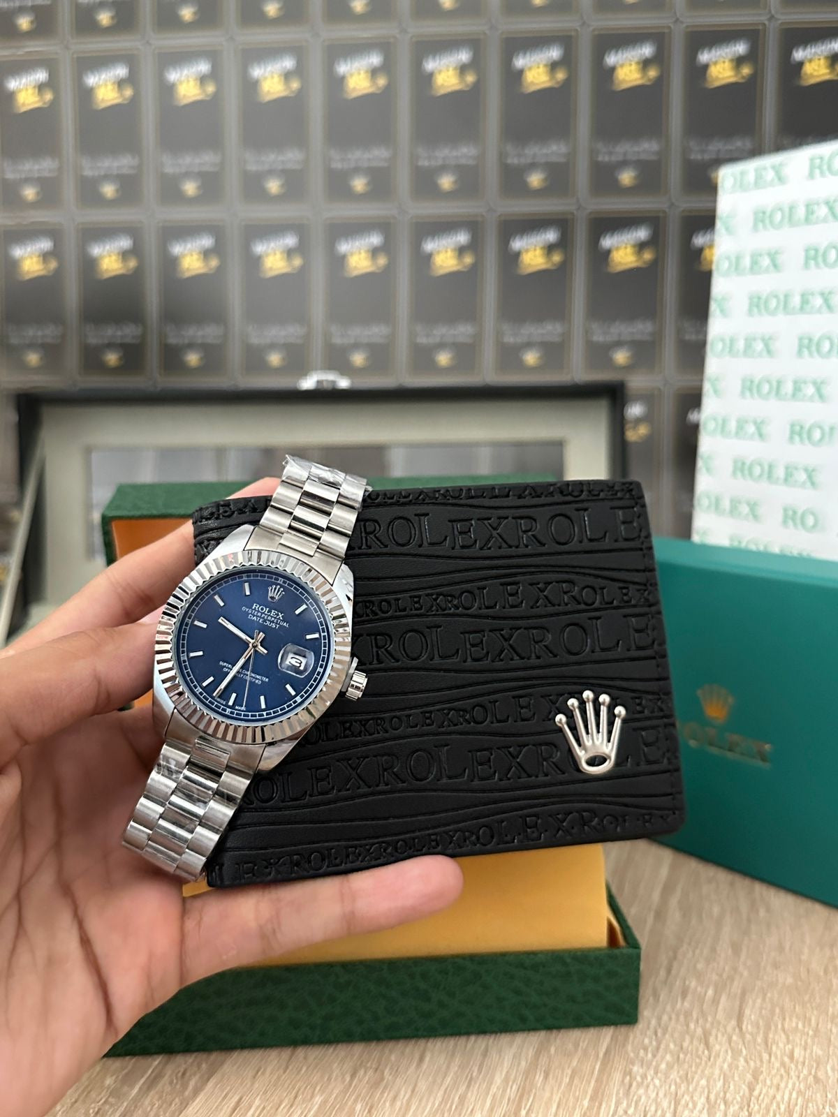 Pack montre + portefeuille