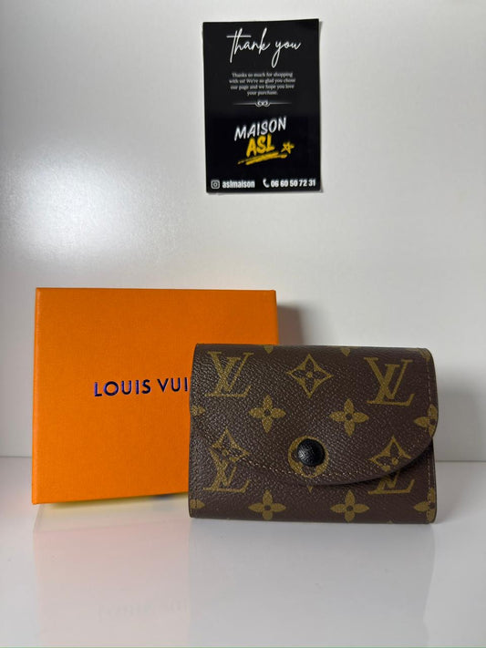 Portefeuille lv intérieur noir