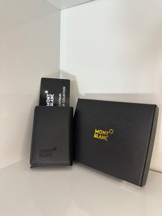 Portecarte bouton MonBlanc