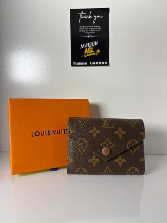 Portefeuille lv intérieur marron